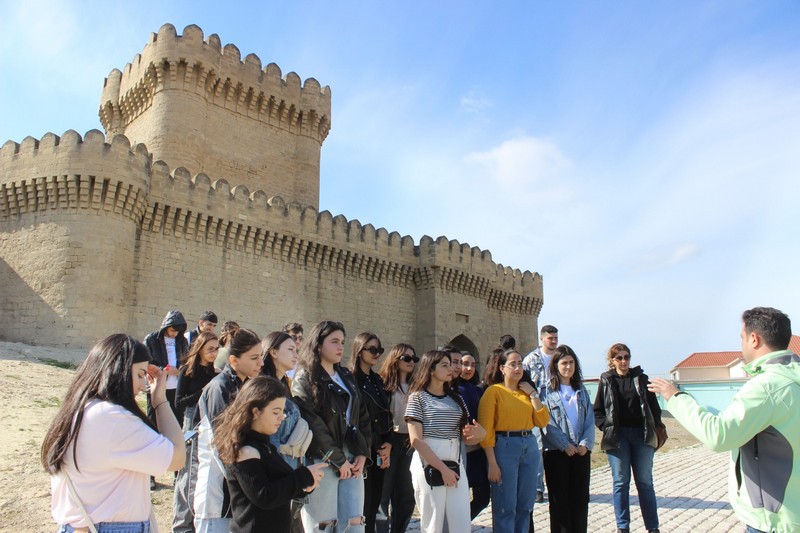 Excursion of history students  to the castles